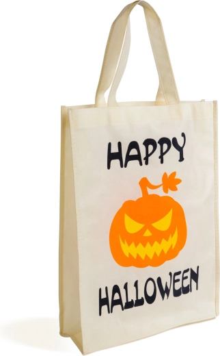 Bolsa de regalo de Halloween con calabaza Happy Halloween 30 × 40 cm
