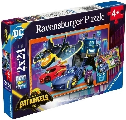 Puzle 2x24 piezas Batwheels