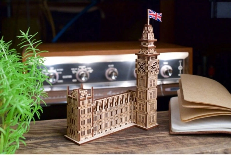 El icónico Big Ben como decoración con estilo