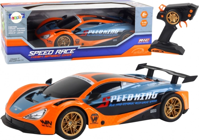 Coche deportivo RC grande 1:10 naranja