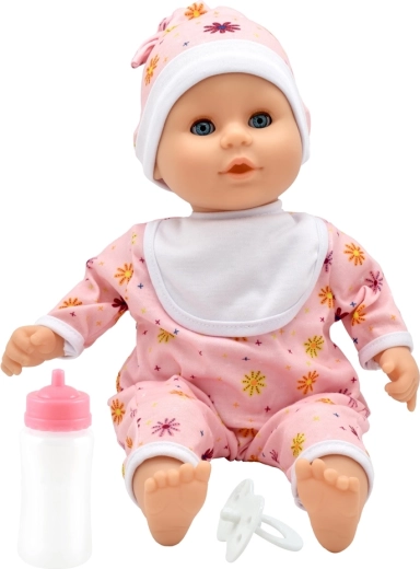 Muñeca Dolls World Little Treasure rosa 38 cm