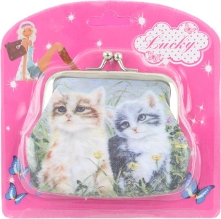 Cartera infantil con gatitos