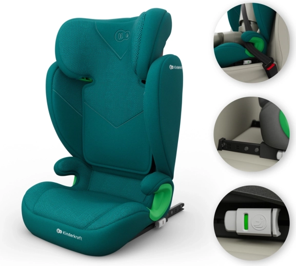 ISOFIX estable con indicadores de montaje correcto