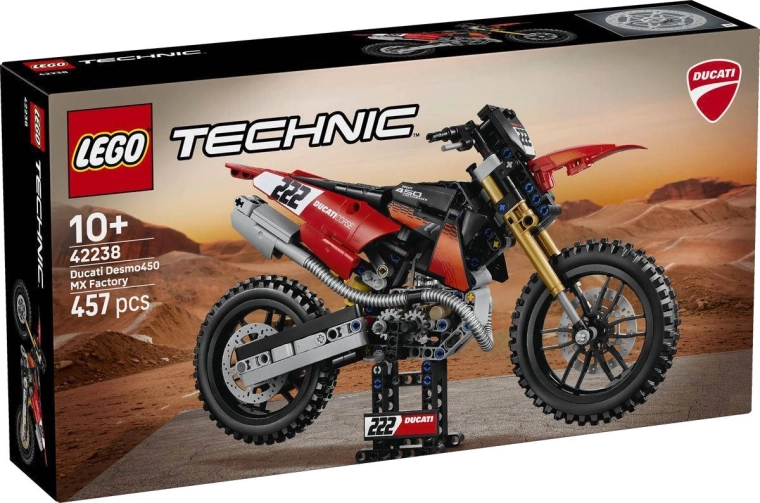 Motocicleta LEGO Technic Ducati Desmo450 MX Factory