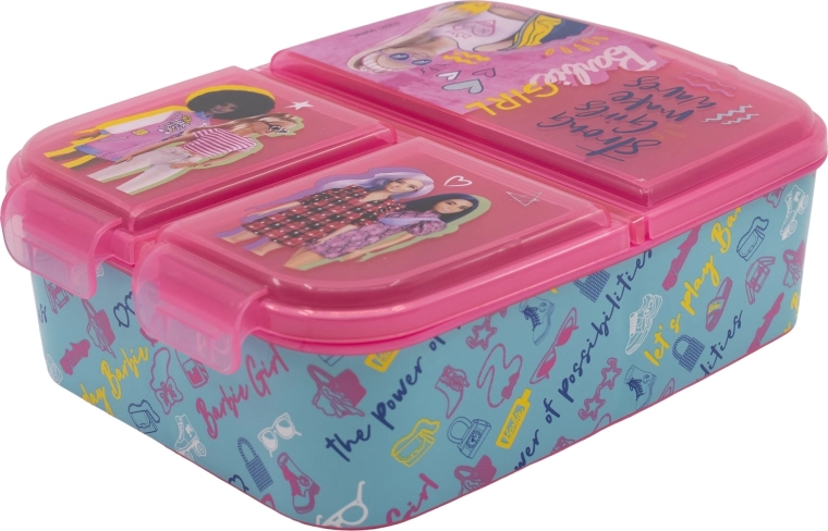 Caja para el almuerzo Barbie con compartimentos