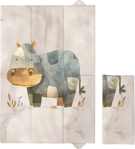 Ceba Baby cambiador de viaje Basic cosy hippo 60 × 40 cm