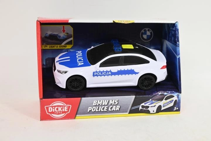 Coche de policía Dickie SOS BMW M3/M5 15 cm
