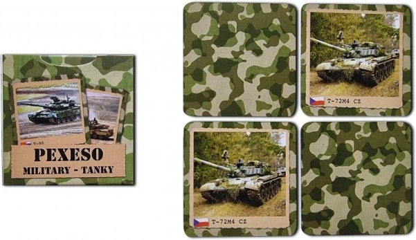 Pexeso Retro Tanques Militares