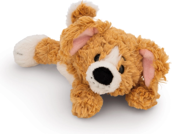 NICI perro de peluche marrón tumbado Green