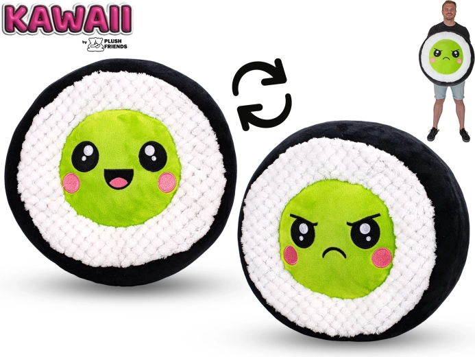 Sushi de peluche aguacate 60 cm Plush Friends Kawaii - 1 pieza
