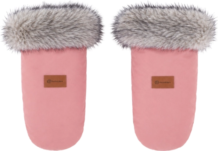 Petite&Mars manoplas para carrito Fjora Old Rose
