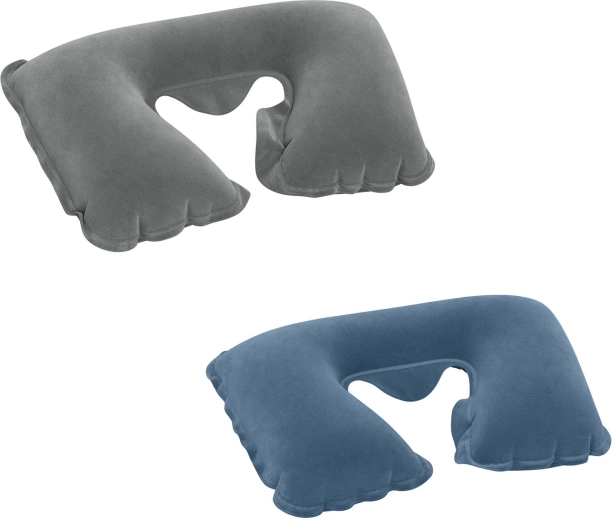 Almohada de viaje inflable en forma de U BESTWAY, azul