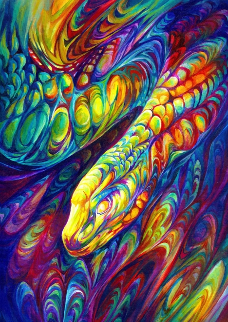 Puzzle Enjoy serpiente arcoíris 1000 piezas