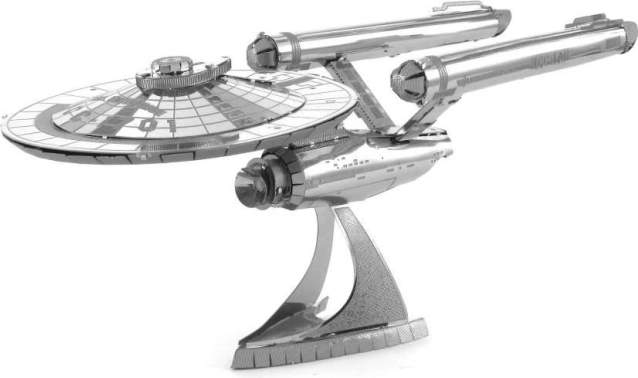 Puzzle 3D Metal Earth Star Trek: U.S.S. Enterprise NCC-1701 modelo metálico