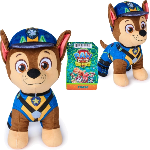 Spin Master Paw Patrol: aventura dino - peluche Chase 20 cm - 1 pieza