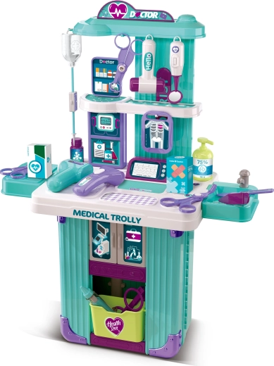 Set de médico infantil en maletín con efectos luminosos y sonoros