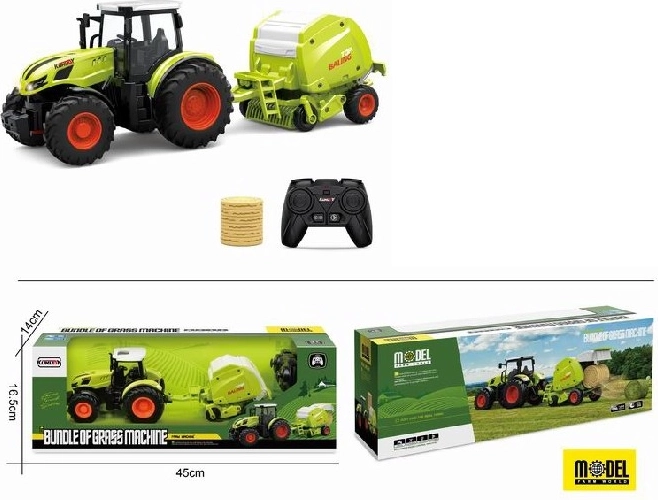 Tractor con remolque a pilas con carga USB