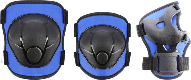Juego de protecciones para patinaje NILS EXTREME H110 – Azul oscuro