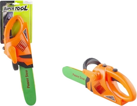 Motosierra infantil a pilas con luz y sonido