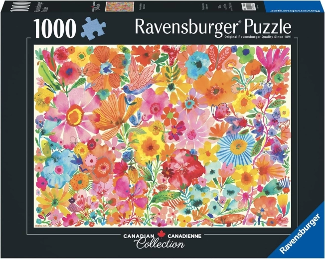 Puzzle Ravensburger Canadian Collection: bellezas florecientes 1000 piezas