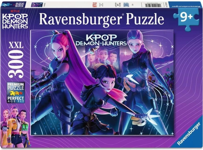 Puzzle Ravensburger K-pop: cazadoras de demonios – Rumi, Mira y Zoey (300 piezas)