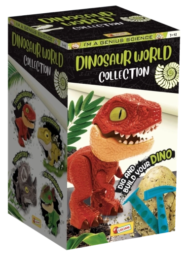 Colección de 4 dinosaurios para montar