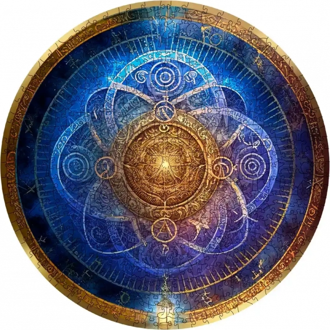 Puzzle de madera del zodiaco azul 250 piezas WOODEN CITY