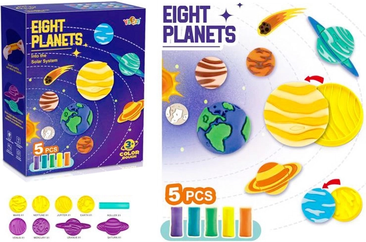 Plastilina creativa – set espacial