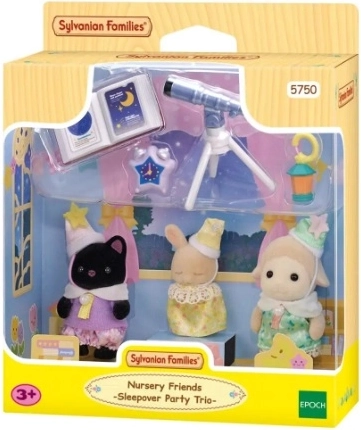 Fiesta de pijamas Sylvanian Families con bebés