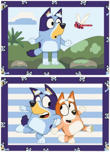 CreArt Bluey: Guirnaldas de perritos - Set creativo de pintura