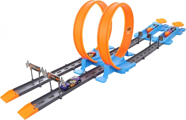 Doble pista para carreras justas