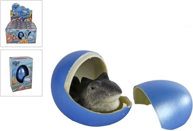 Huevo creciente con tiburón de 6 cm - 1 unidad
