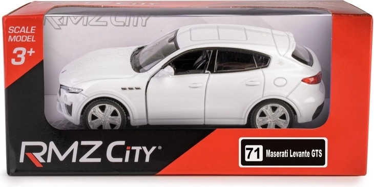 Modelo metálico de coche MASERATI Levante GTS 2019 1:32 blanco – RMZ City