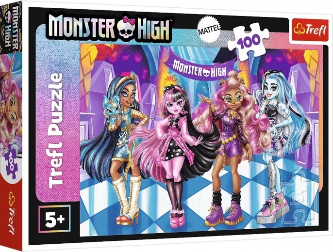 Puzzle de 100 piezas "Amigos espeluznantes" Monster High