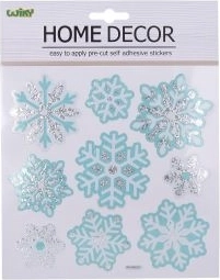 Decoración navideña para pared y ventana