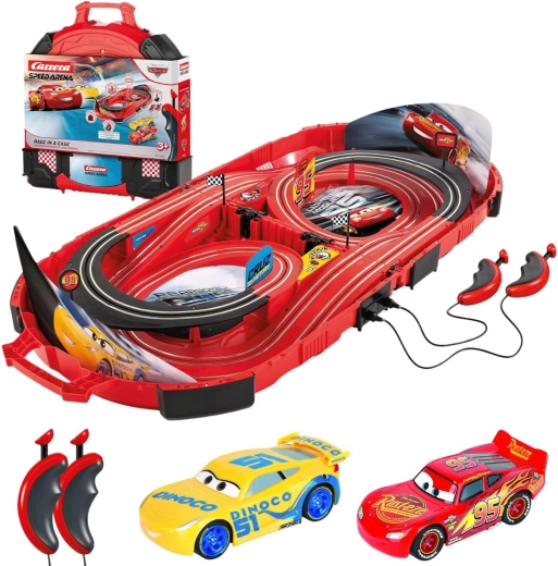 Pista de carreras Carrera Speed Arena Disney Pixar Cars en maletín