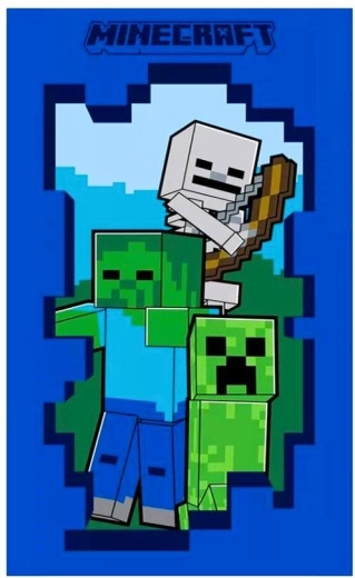 Toalla Minecraft - 1 unidad