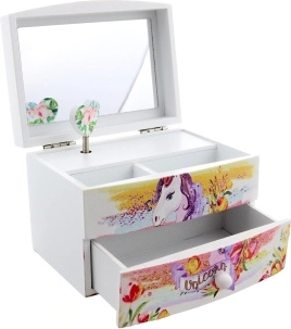Joyero con unicornio musical