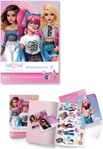 Álbum con pegatinas holográficas WOW Generation