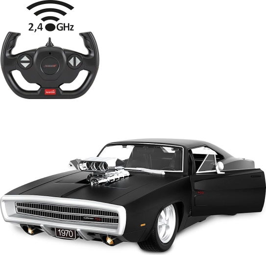 Coche RC JAMARA Dodge Charger R/T 1970 1:16 negro