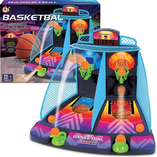 Juego de mesa electrónico Baloncesto Neon