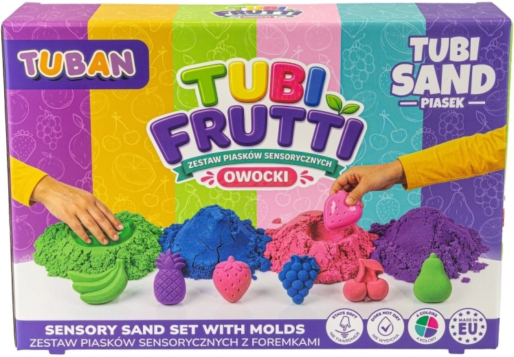 Tubi Frutti set de arena sensorial de frutas