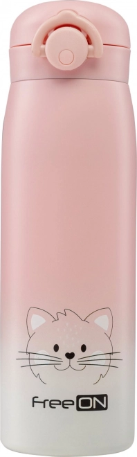 Termo FreeON rosa 480 ml