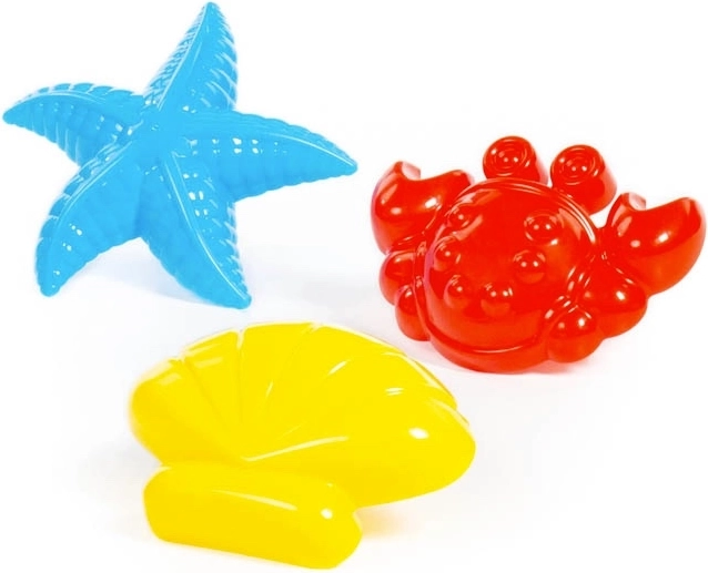 Moldes para arena Mundo Marino 3 uds