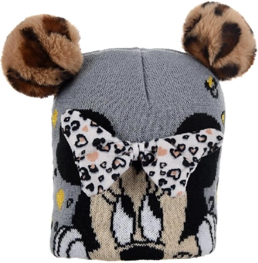 Gorro gris de Minnie con forro polar