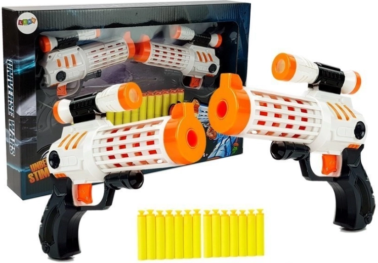 Set de juguetes Pistolas con proyectiles de espuma