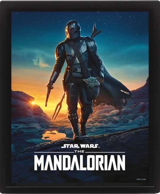 Cuadro 3D MANDALORIAN Nightfall