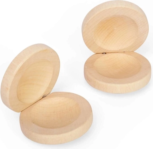 Bigjigs Toys castañuela de madera natural
