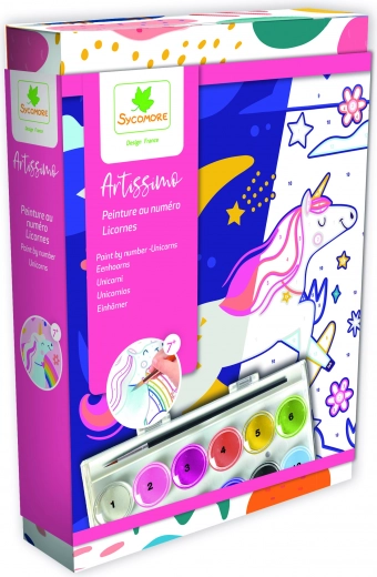 Artissimo - pintar por números Unicornios