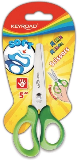 Tijeras infantiles KEYROAD con punta redondeada 12,5 cm